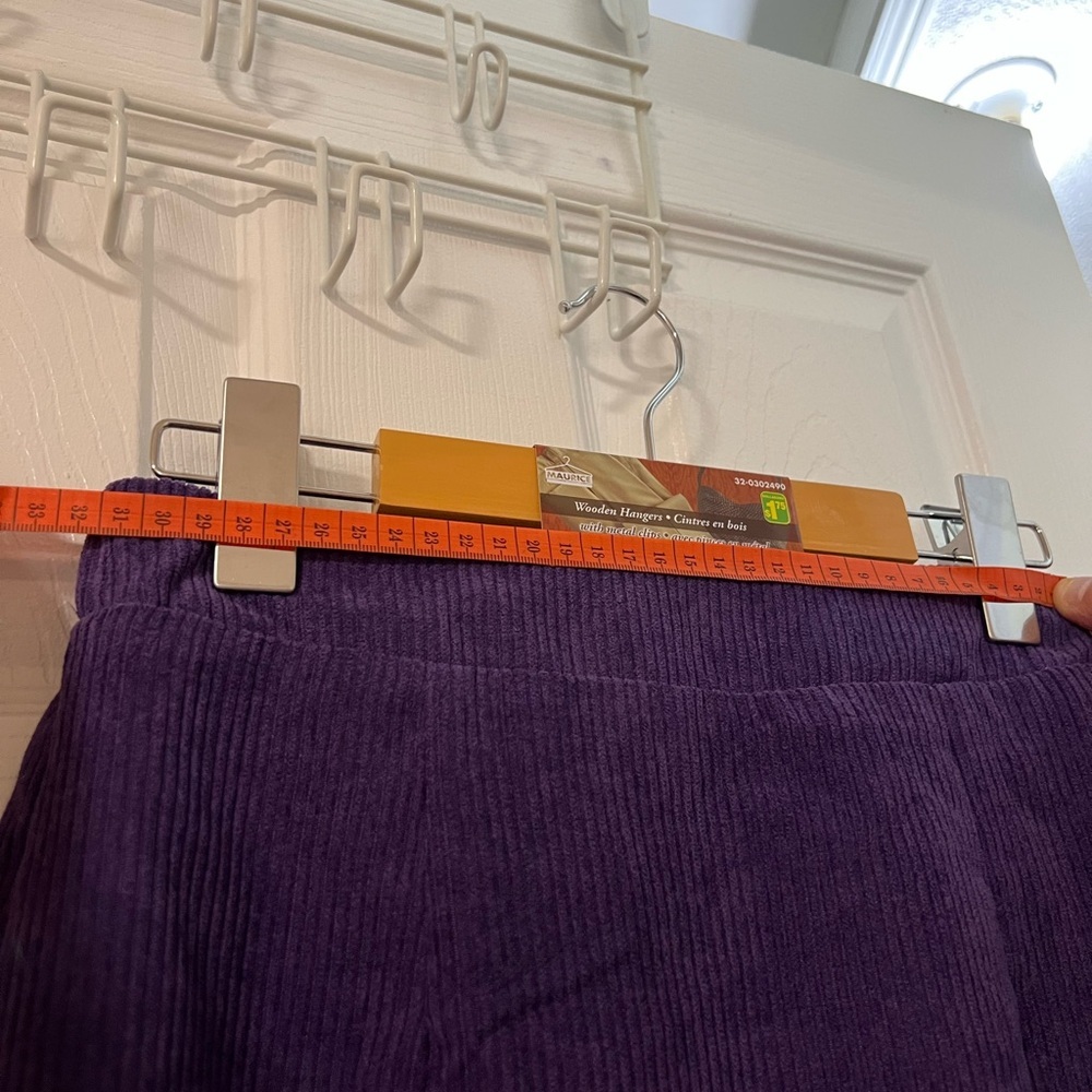 Colorful Geometric Knit Sweater & Purple Corduroy Skirt Set - Picture 10 of 13
